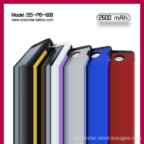 2600mAh solar battery for iPhone5S